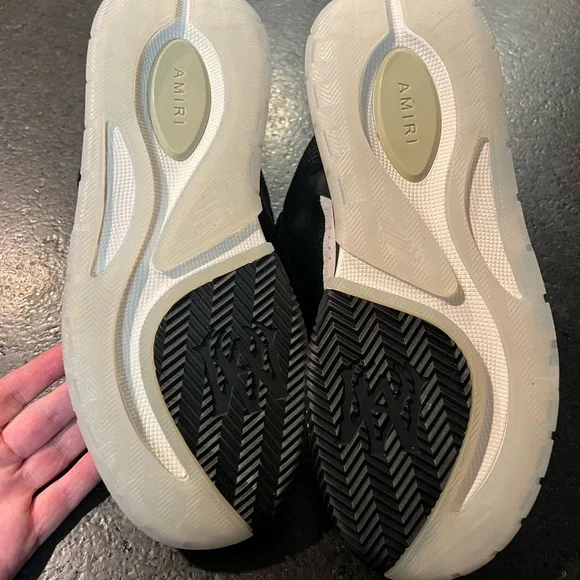 AMIRI Black Mesh Women's Sneakers - Picture 6 of 7